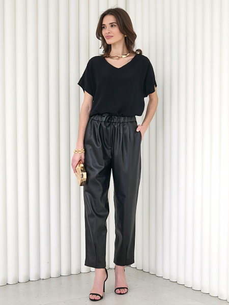 Блуза с цельнокроенным рукавом I.B.W., цвет: Черный, BL022 купить онлайн