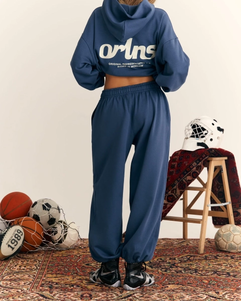 Брюки STEEL BLUE PANTS THE ORLINES, цвет: blue, PNTS-STL-BLE купить онлайн