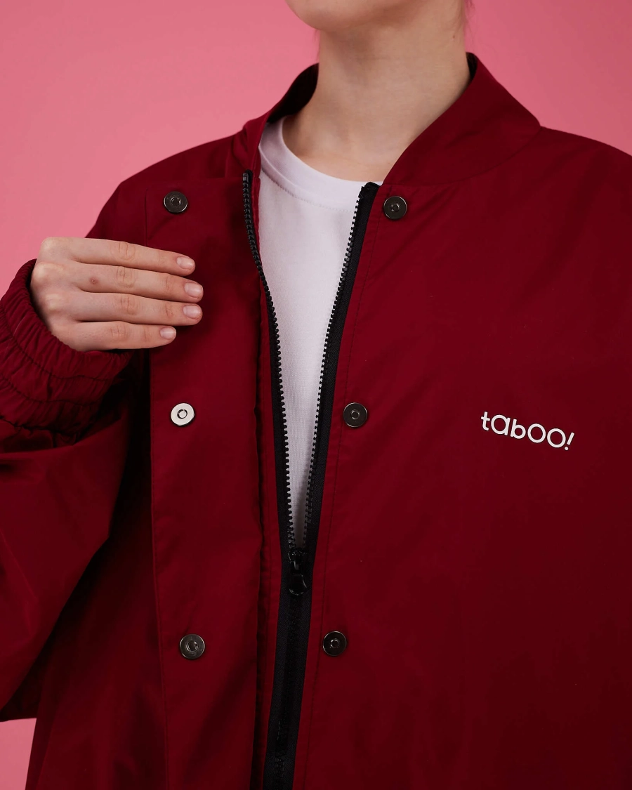 Ветровка TABOO, цвет: Бордовый, VbkrBor купить онлайн