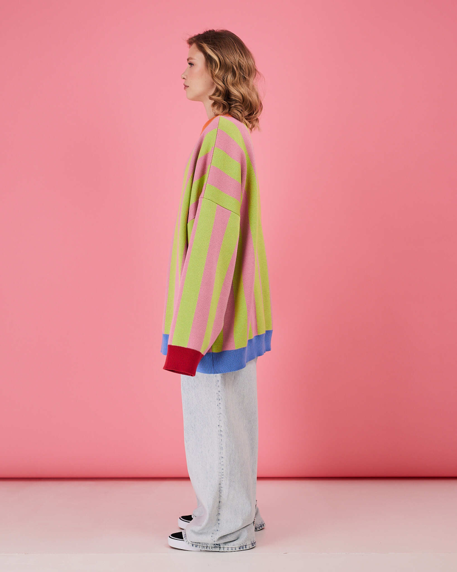 Свитер Тихий ритм TABOO, цвет: розовый, SV купить онлайн