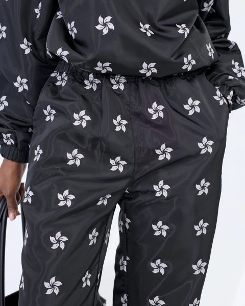 Брюки с принтом ASIA ST 71, цвет: Черный, Ast71.pants-pattern-logo-bl купить онлайн