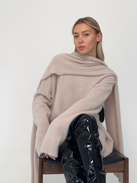 Джемпер травка НИ ИМЕНИ, НИ ПОХОЖИХ, цвет: розовый, 00-00000027 купить онлайн