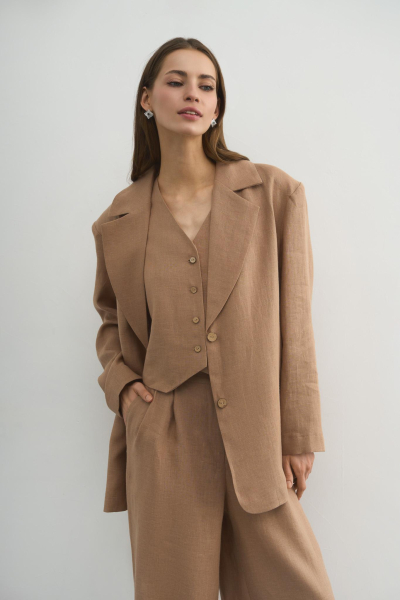 Жилет льняной Wild Desert PURE LINEN, цвет: бежевый  |новая коллекция купить онлайн