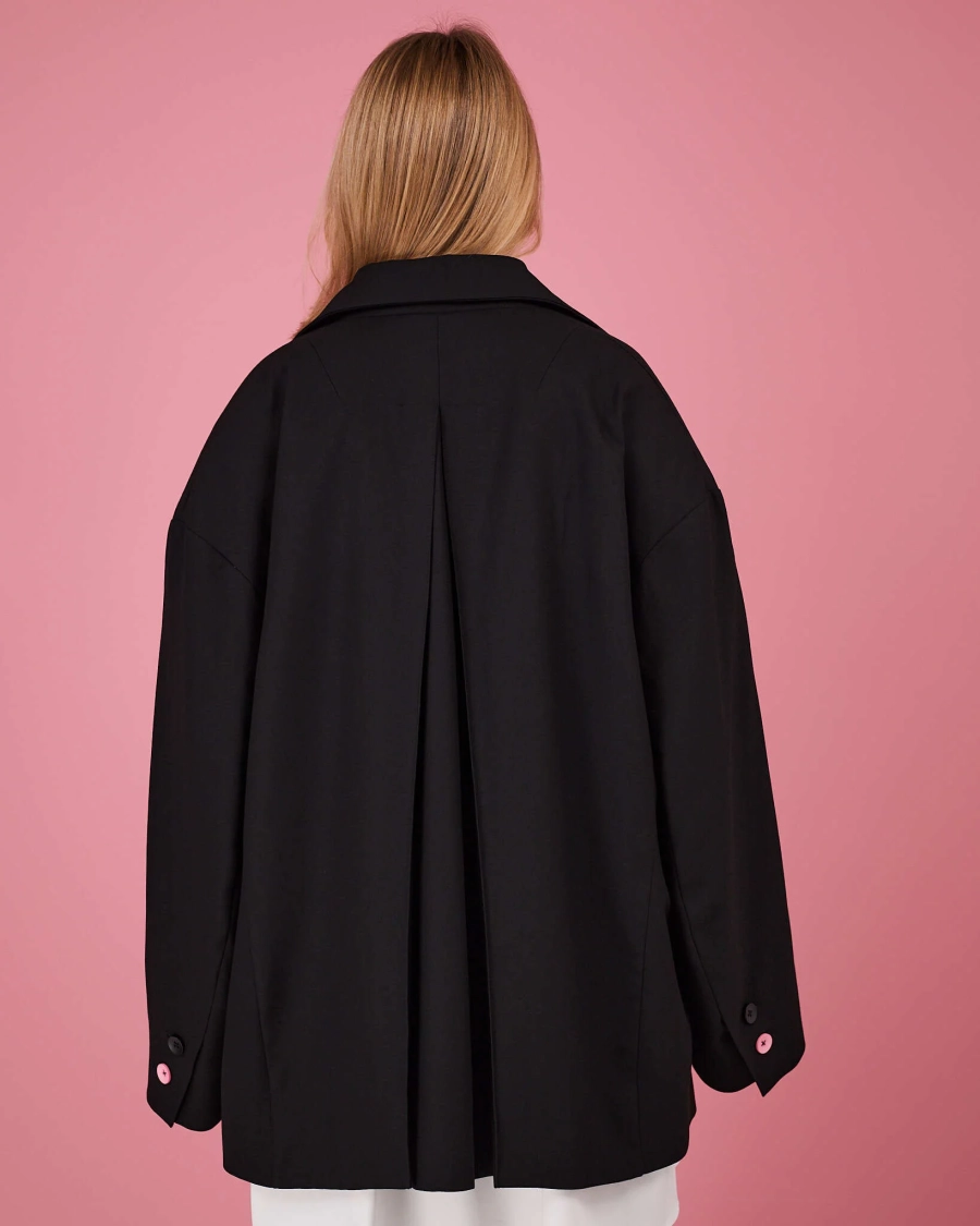 Пиджак макси TABOO, цвет: Черный, Blzr01 купить онлайн