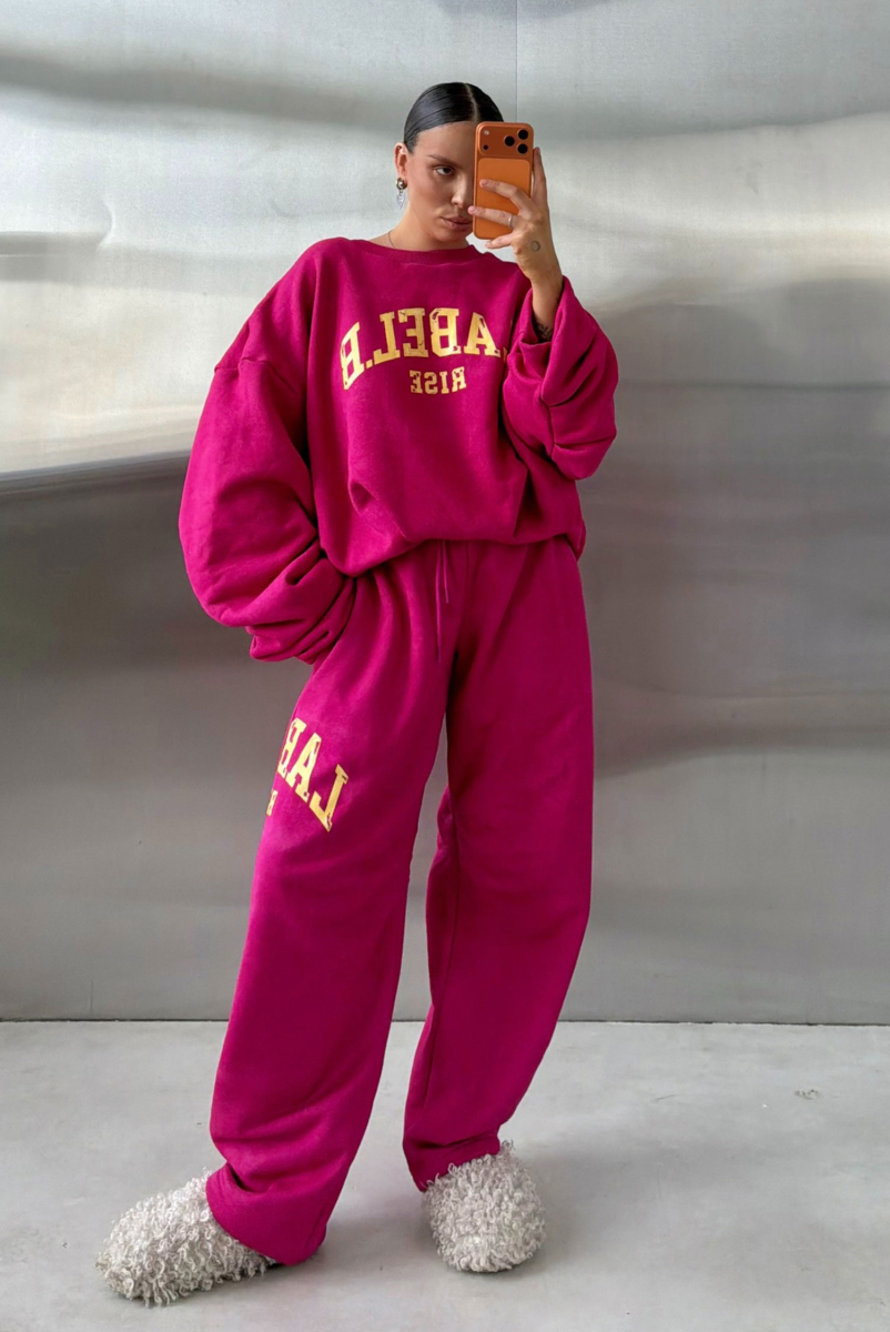 Свитшот с защипами Label .B, цвет: фуксия, Tp.02.5.70F купить онлайн