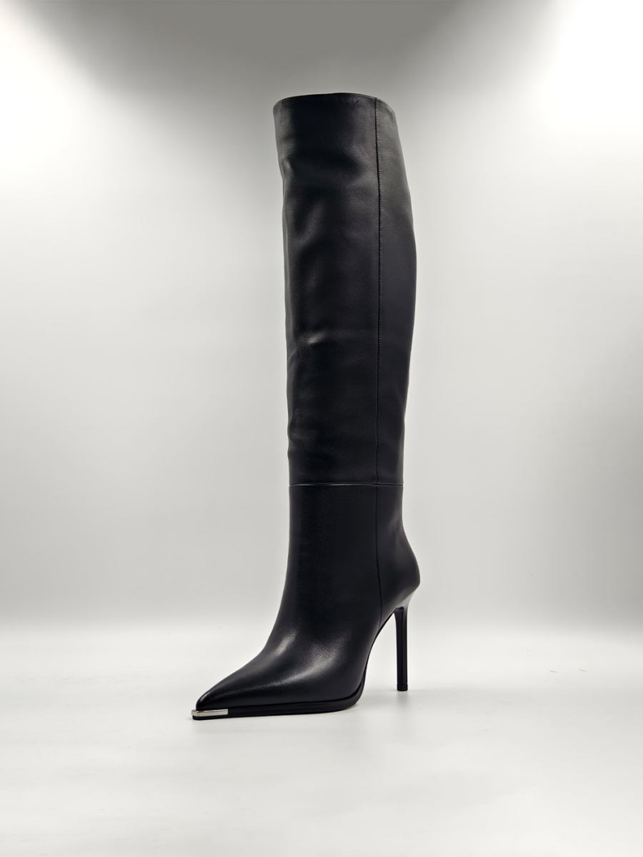 Сапоги демисезонные из натуральной кожи