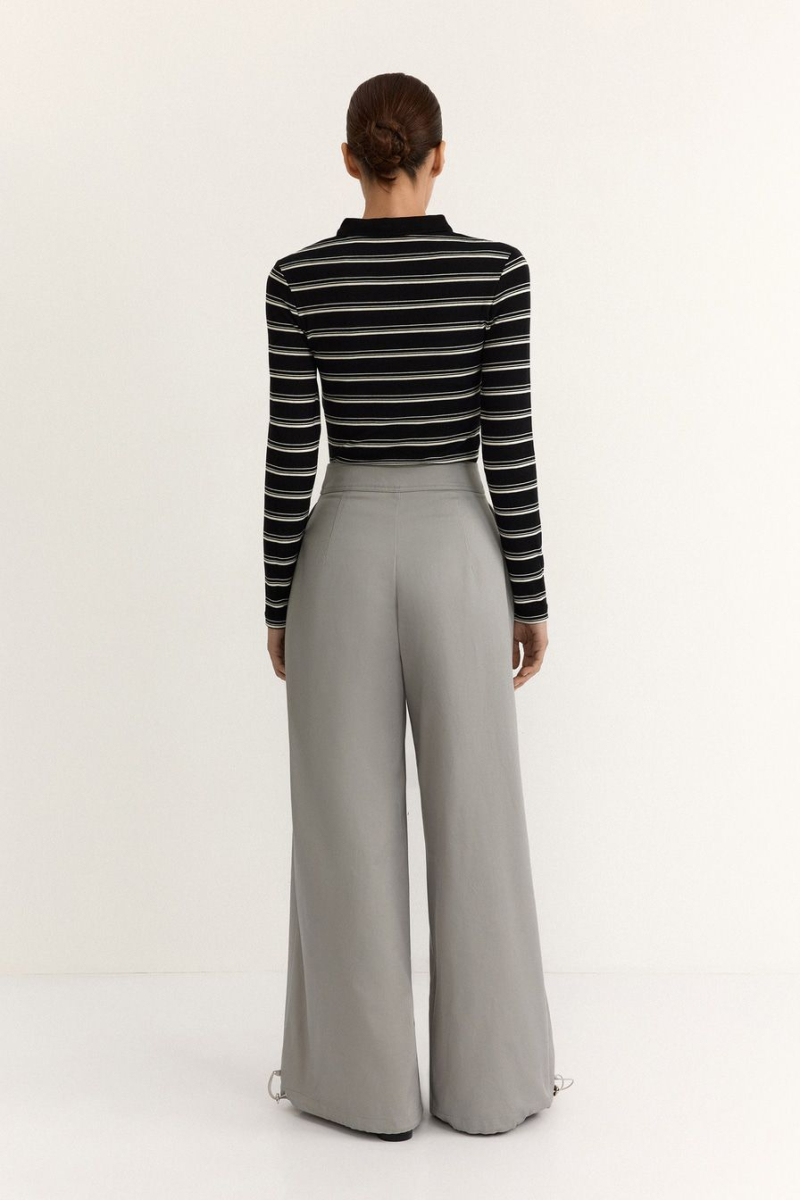 Брюки из 100% хлопка TOPTOP, цвет: серый, TT.032.19310.800 купить онлайн