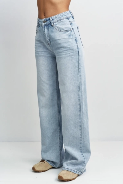 Джинсы прямые Erist store, цвет: голубой, НФ-00003369 купить онлайн