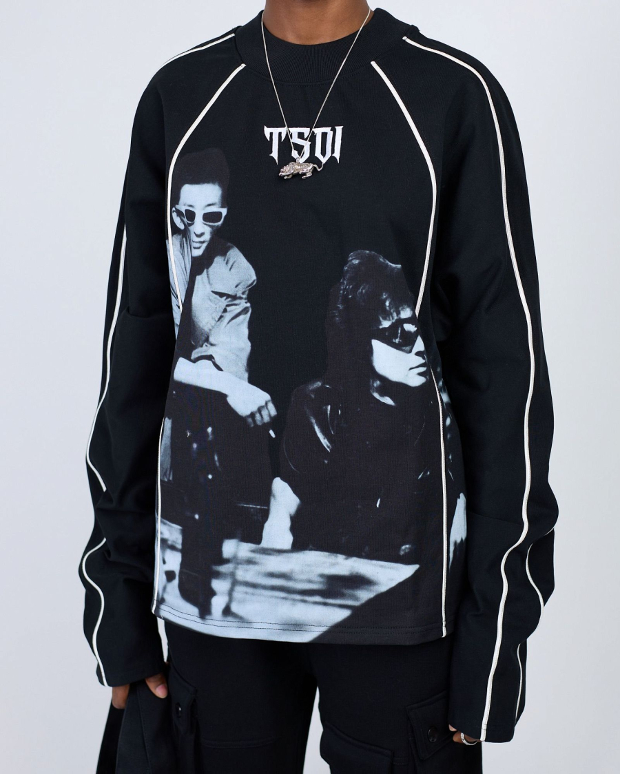 Лонгслив KINO TSOY BLACK ASIA ST 71, цвет: Черный, Ast71.kino-lsleeve-tsoy-bl купить онлайн