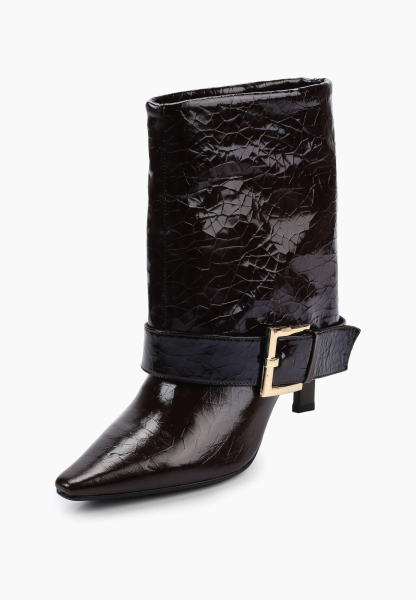 Ботильоны с манжетами SBALO, цвет: Бордовый SHT84 купить онлайн