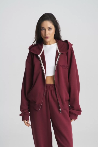 Худи ZIP Wine