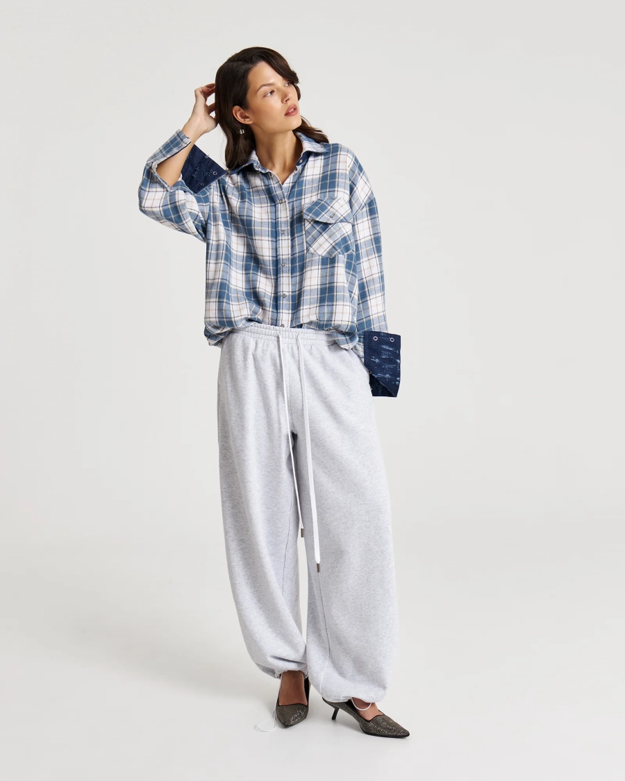 Рубашка в клетку BLUE