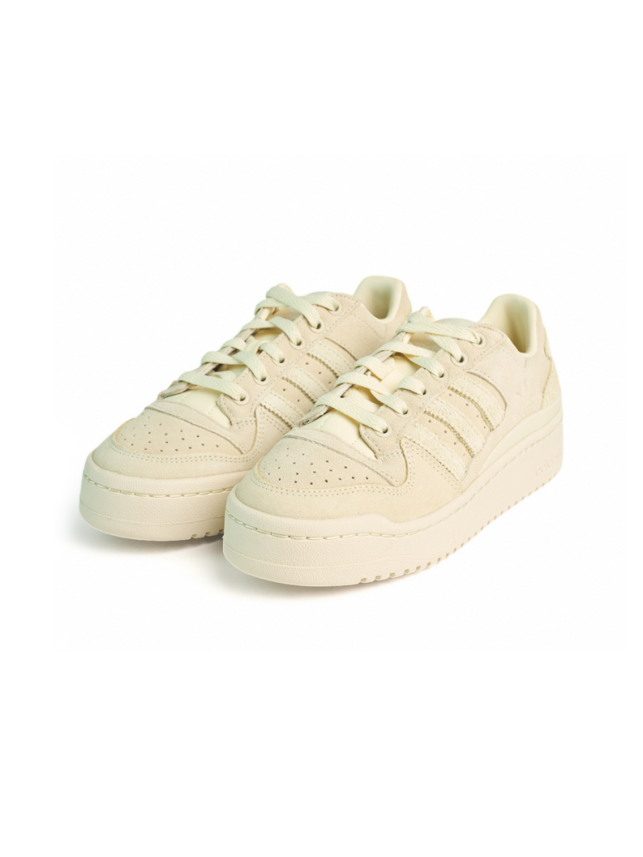 Кроссовки женские Adidas Forum Bold Stripes "Yellow Cloud White" NKDADDYS SNEAKERS, цвет: Желтый ID3154 купить онлайн