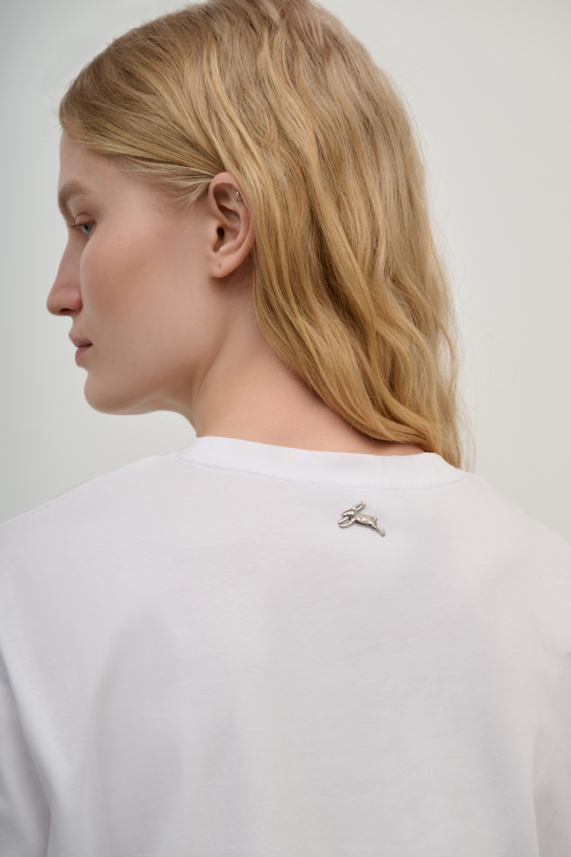 Футболка с принтом DREAMS BY ALENA AKHMADULLINA, цвет: белый, 125103120403938/302000 купить онлайн