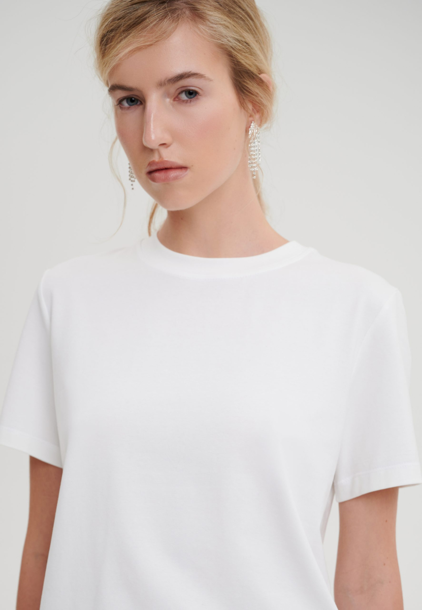 Футболка базовая CHUBA, цвет: белый,  купить онлайн