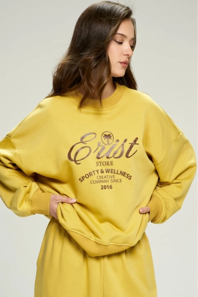 Свитшот Wellness Soft Yellow Erist store, цвет: Желтый, НФ-00002807 купить онлайн