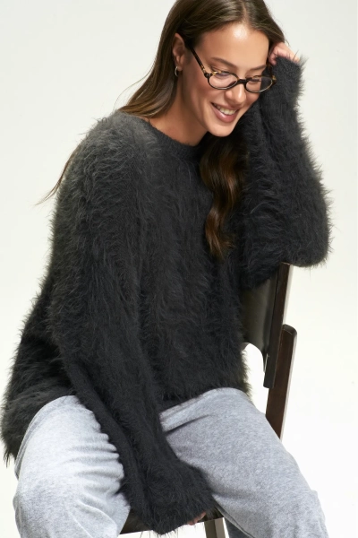 Джемпер Fluffy Dark Grey Erist store, цвет: темно-серый, НФ-00002697 купить онлайн