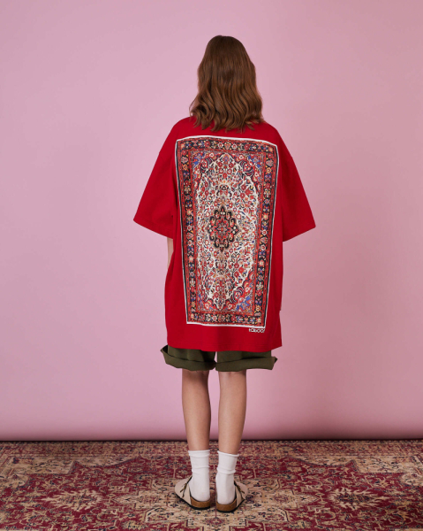 Футболка макси овер ковер