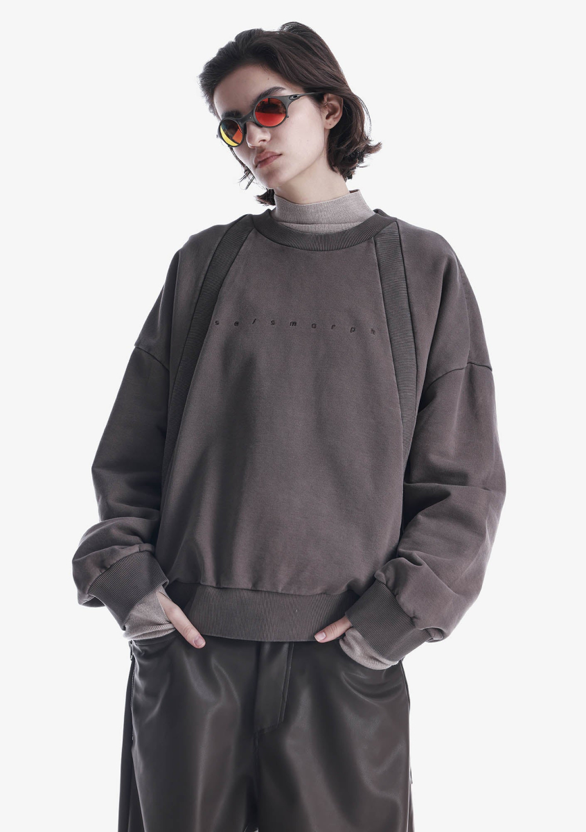 Свитшот FRISSON KRAKATAU, цвет: коричневый, Fu120-7 купить онлайн