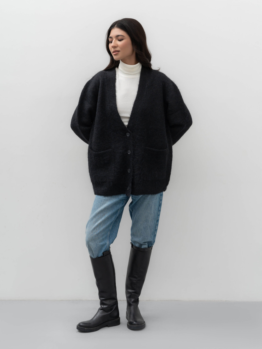 Кардиган Brodyaga TRES, цвет: графит, НФ-00002444 купить онлайн