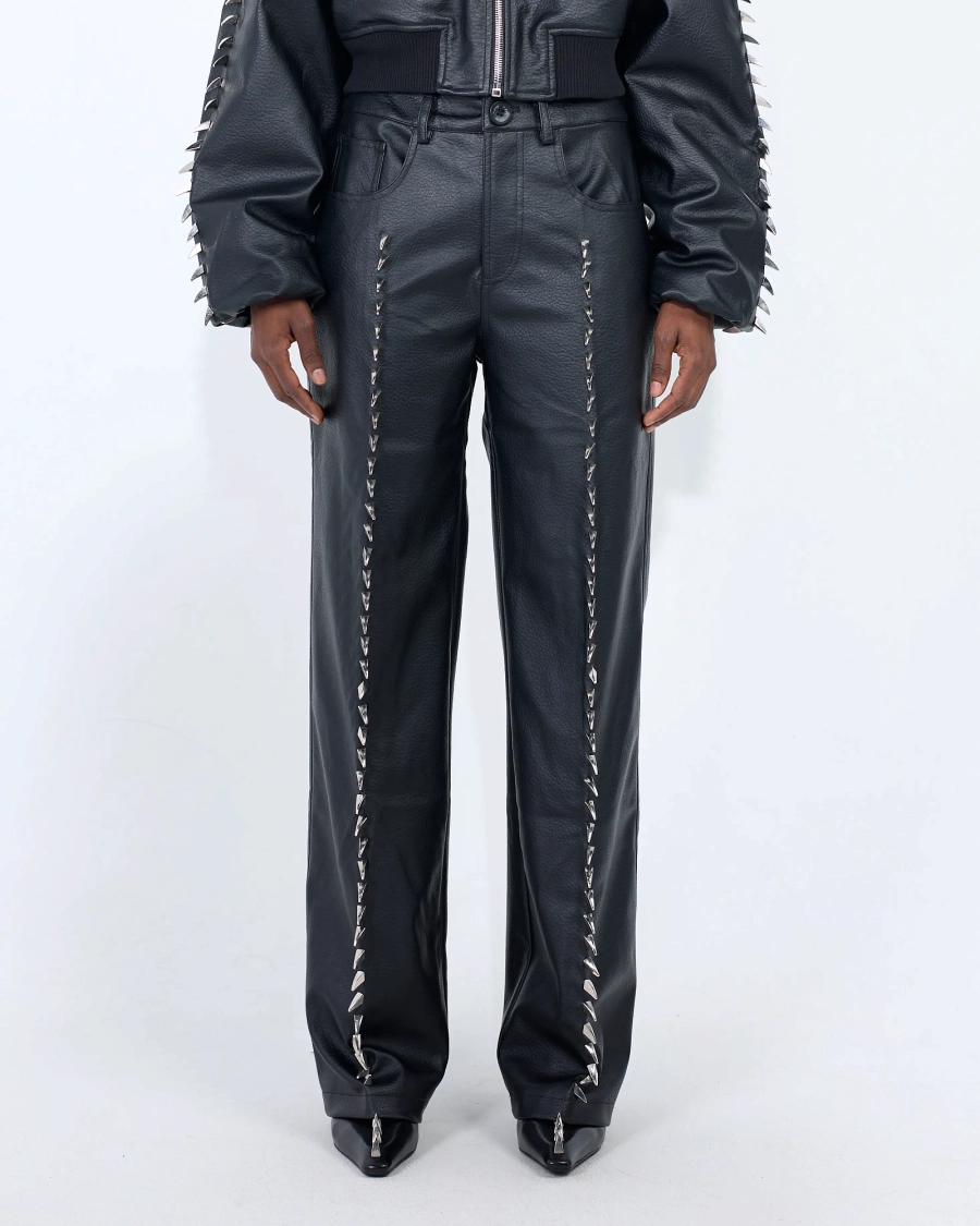 Брюки LEATHER CLAWS BLACK