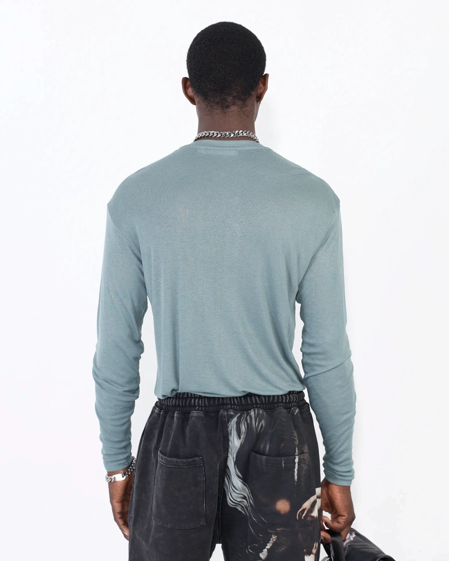 Лонгслив KNITTED BASIC GREY ASIA ST 71, цвет: серый, Ast71.lsleeve-knit-grey купить онлайн