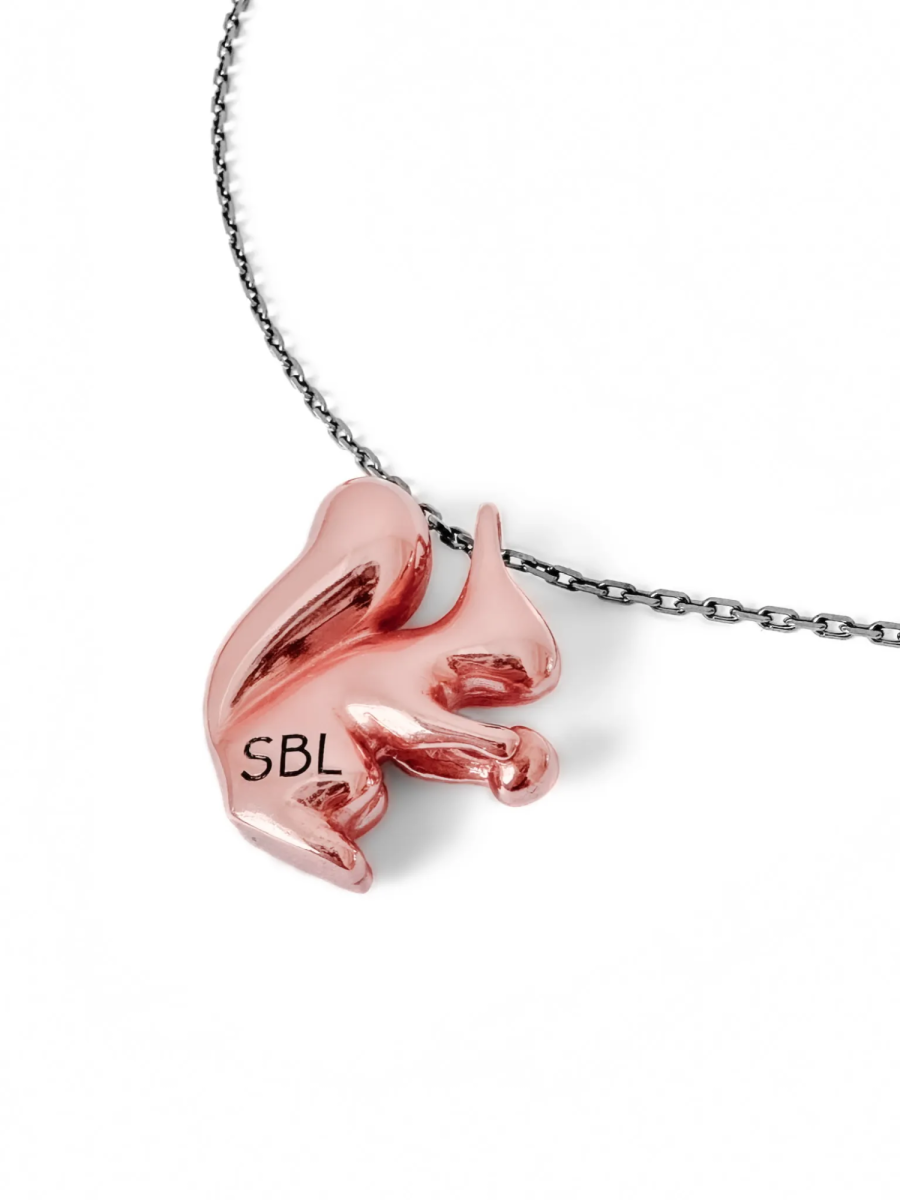 Серебряное колье «Белка»