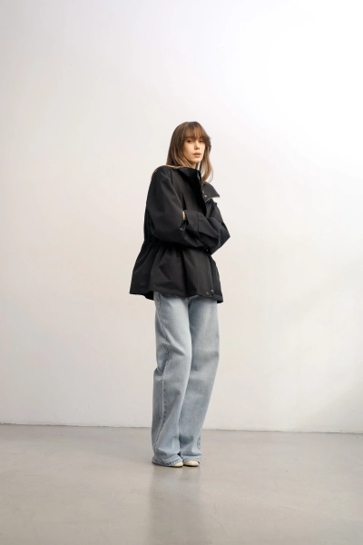 Ветровка Parka black issju, цвет: Черный, 4239 купить онлайн