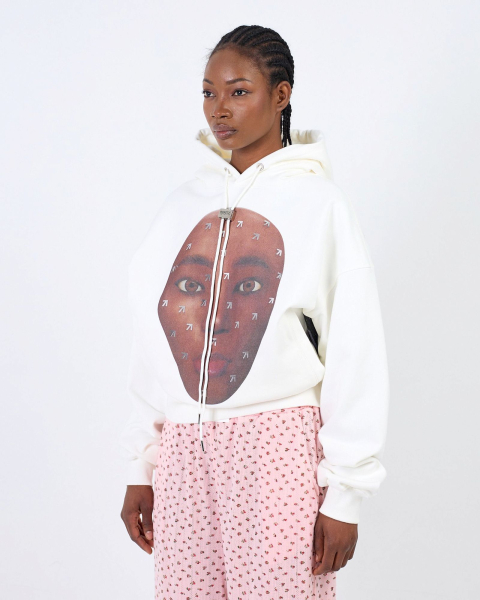 Худи LUNA FACE 495GR WHITE ASIA ST 71, цвет: белый, Ast71.hood-Lunaface-wh купить онлайн