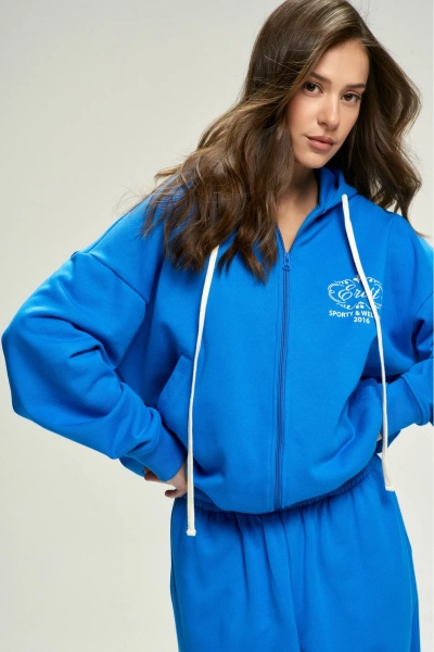Худи ZIP Wellness Electric Blue Erist store, цвет: синий, НФ-00002843 купить онлайн