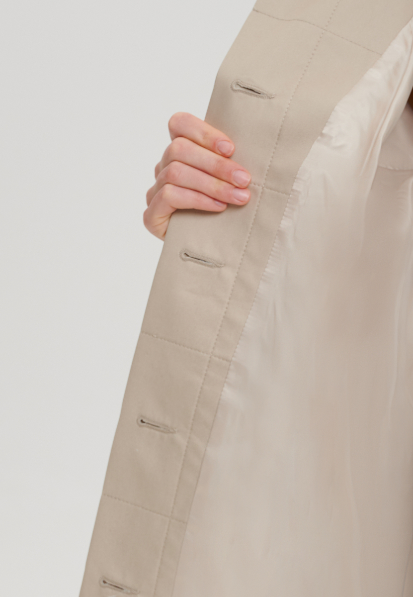 Тренч укороченный CHUBA, цвет: бежевый,  купить онлайн