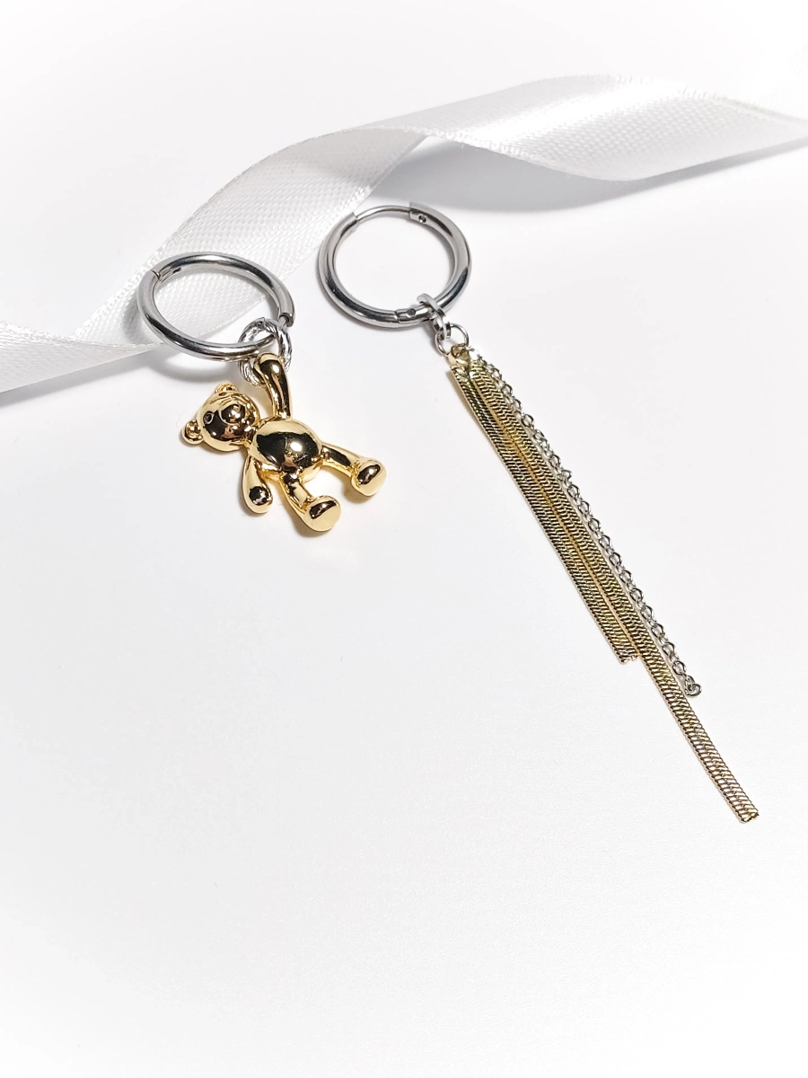 Серьги "Мишка" NIN • S • SR-11 купить онлайн