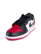 Кроссовки подростковые Jordan 1 Low "Bred Toe" NKDADDYS SNEAKERS, цвет: красный 553560-161 купить онлайн