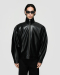 Куртка Кожаная Off Shoulder Jacket Berhasm, цвет: Черный, jac24-11-black купить онлайн