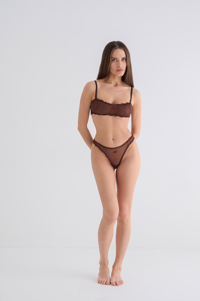 Трусы «Муза» CULTBASE, цвет: коричневый  купить онлайн