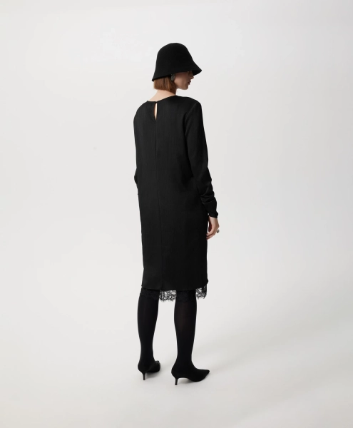 Платье прямое миди GLVR, цвет: Черный, 225G31GAC2509 купить онлайн