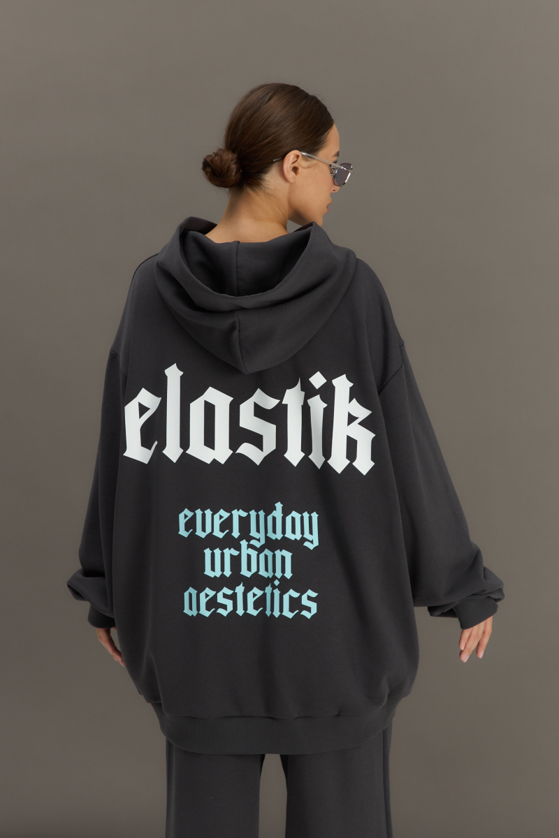 Худи EL STUDIO SET 3 ELASTIC, цвет: графит,  купить онлайн