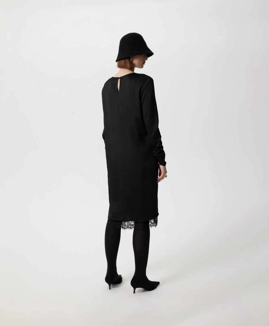 Платье прямое миди GLVR, цвет: Черный, 225G31GAC2509 купить онлайн