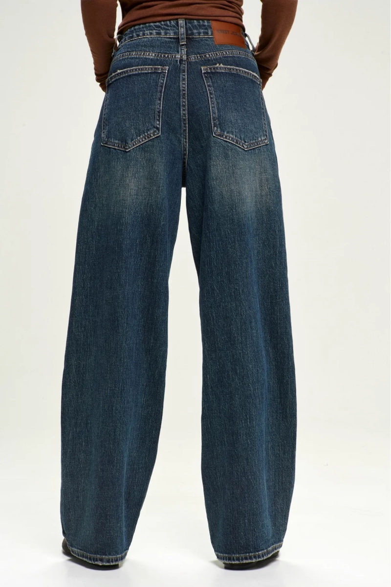 Джинсы BAGGY Dark Blue Erist store, цвет: синий, НФ-00002854 купить онлайн