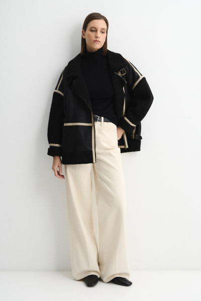 Дубленка ETIQ ENEVOO, цвет: Черный, 02393 купить онлайн