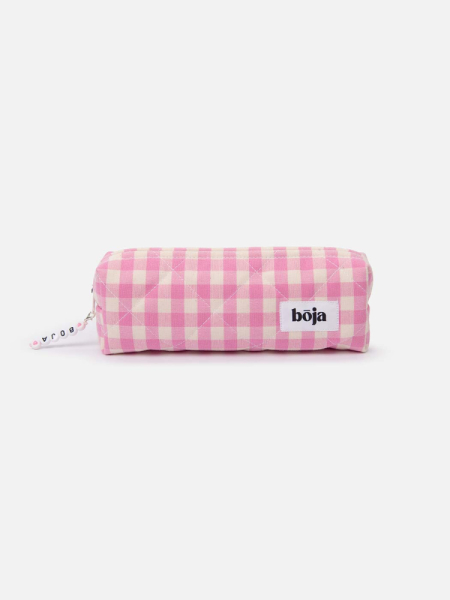 Пенал клетчатый Pink rosé
