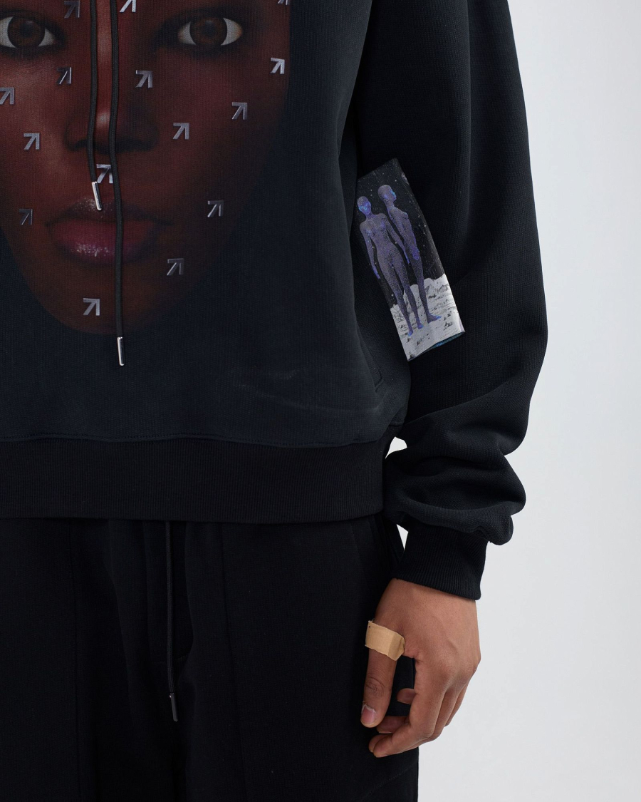 Худи LUNA FACE 580GR BLACK ASIA ST 71, цвет: Черный, Ast71.hood-Lunaface-bl купить онлайн