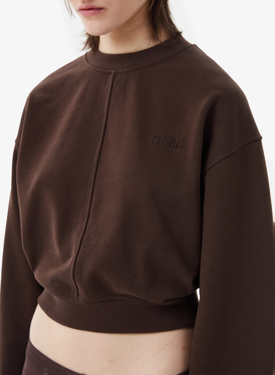 Свитшот FABLE STEADY FABLE, цвет: коричневый SWTSHRT-FBL-STD-BRWN |новая коллекция купить онлайн
