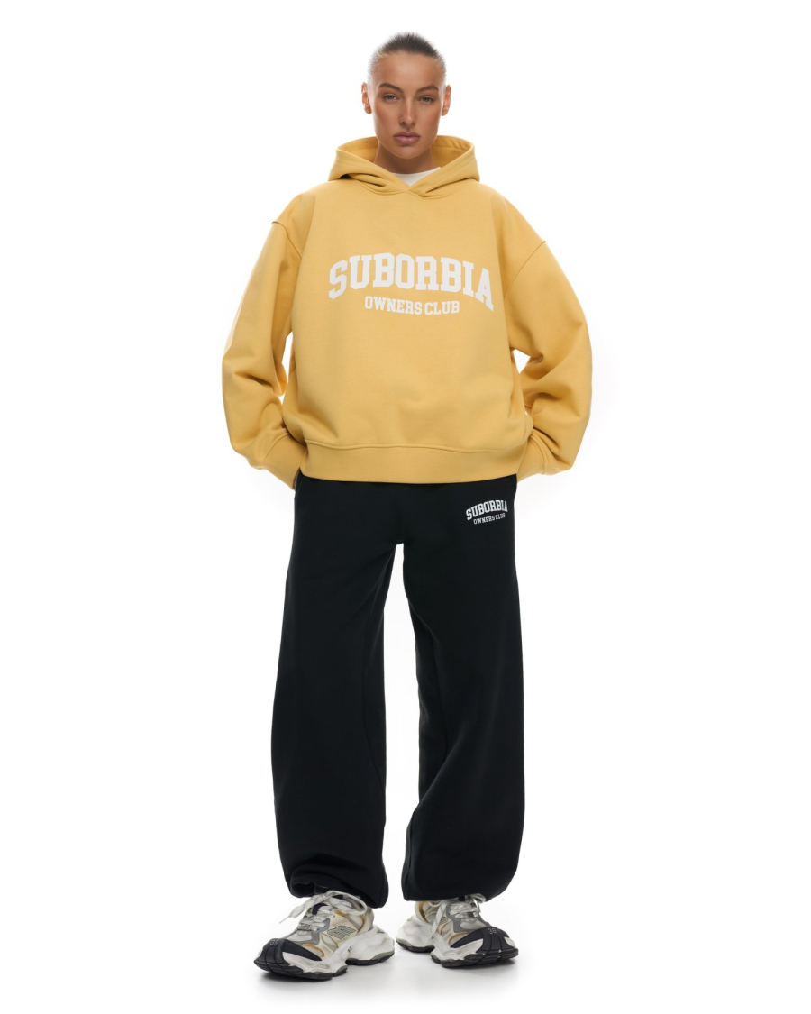 Худи OWNERS CLUB Suborbia, цвет: yellow, 006381 купить онлайн