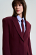 Жакет приталенный BURGUNDY