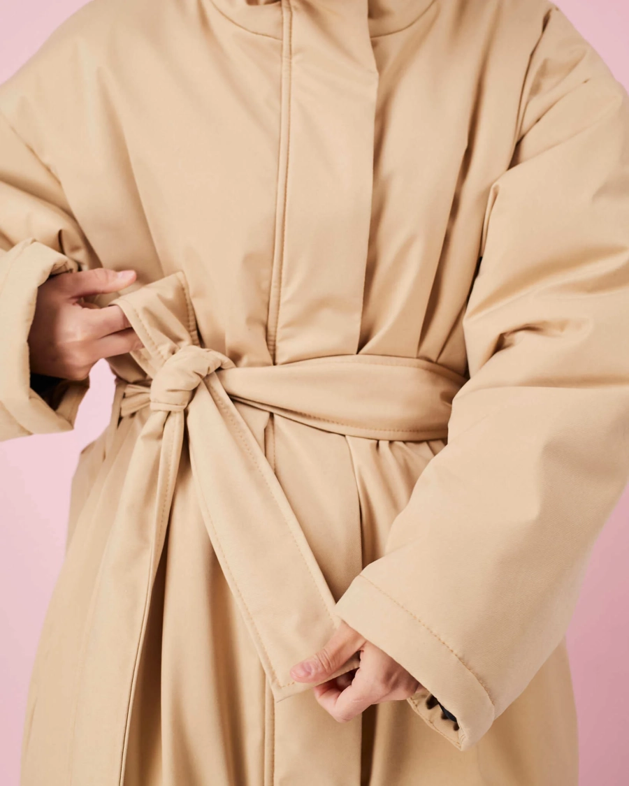 Плащ "Идеальный тренч" TABOO, цвет: бежевый, PLIT купить онлайн