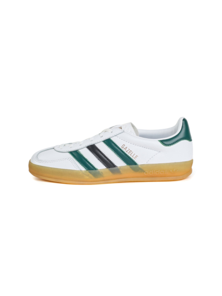 Кроссовки женские Adidas Gazelle Indoor "White Collegiate Green" NKDADDYS SNEAKERS, цвет: белый IE2957 купить онлайн