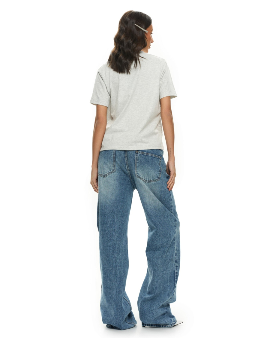 Футболка BASE Suborbia, цвет: grey melange, 006408 купить онлайн