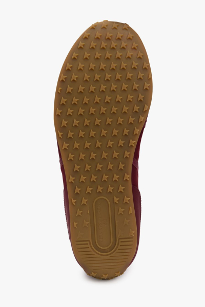 Кеды из текстиля и экокожи Lera Nena, цвет: Бордовый LNU.502.19459.330 купить онлайн