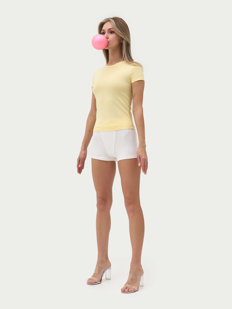 Футболка приталенная ONSI, цвет: butter,  купить онлайн